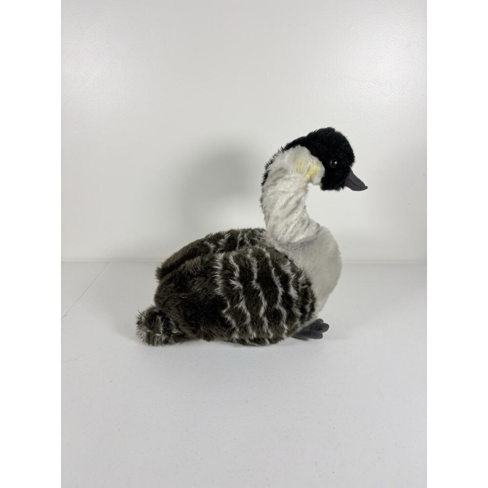 Jaag Nene Hawaiian Goose Plush Stuffed Animal Bird Brown White Black - Picture 4 of 9